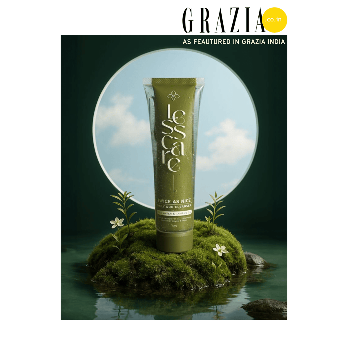 Grazia India - "The Newest Indie Brands That Are Taking Multitasking Beauty To A New Height." - Lesscare