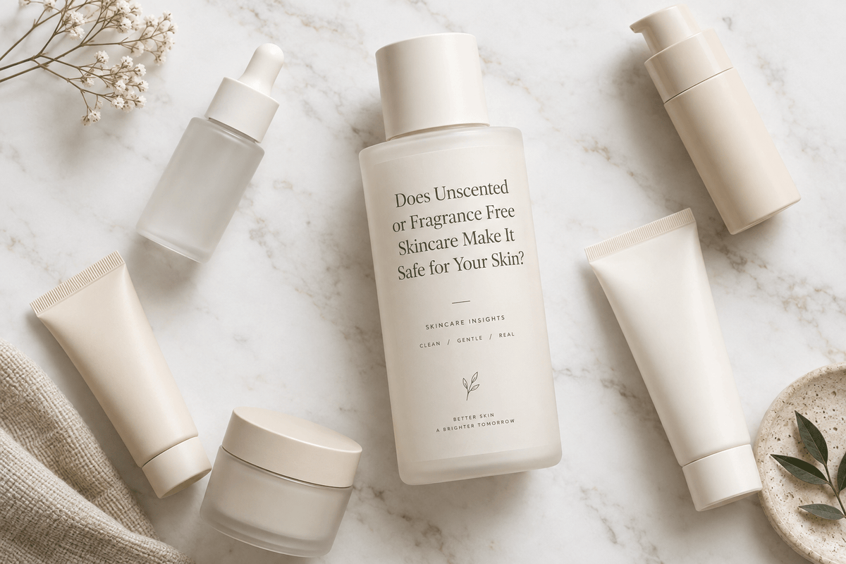 Why Fragrance-Free and Unscented Aren't the Same In Skincare - Lesscare