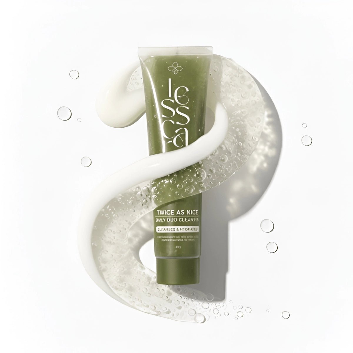 Twice As Nice — Hormone-Safe Dual Cleanser for Indian Skin | Makeup Remover + Face Wash in One - Lesscare